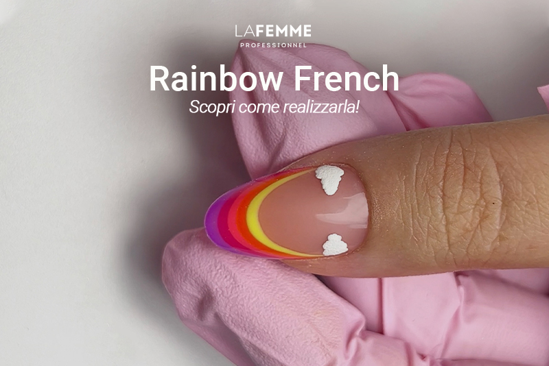 Rainbow French: Tutorial Unghie Arcobaleno