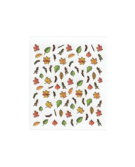 sticker autunno con foglie